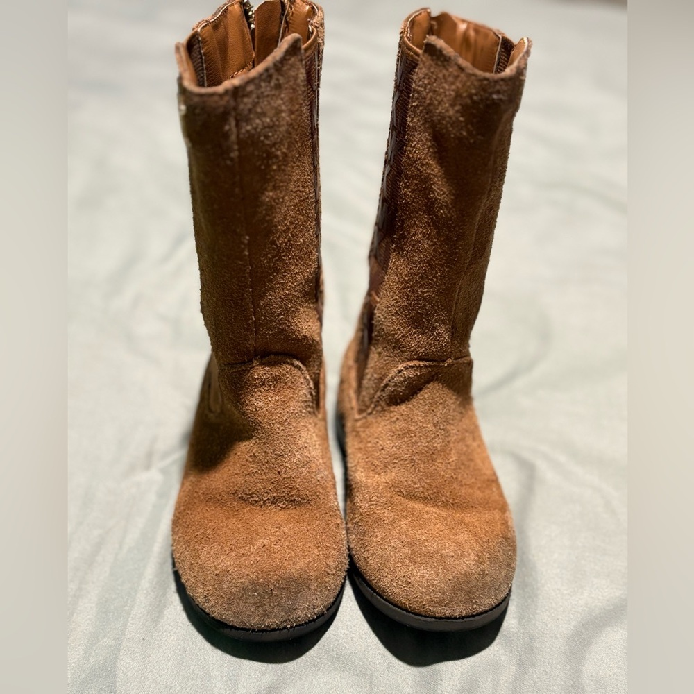 Brown Suede Boots